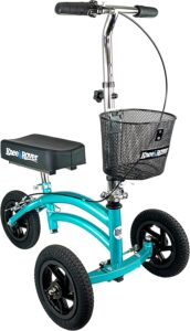 KneeRover Jr - Small Adult and Kids All Terrain Knee Scooter Crutches Alternative in Coastal Teal