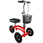 Pediatric-Knee-Scooter-Red, Knee walker jr, kids knee scooter